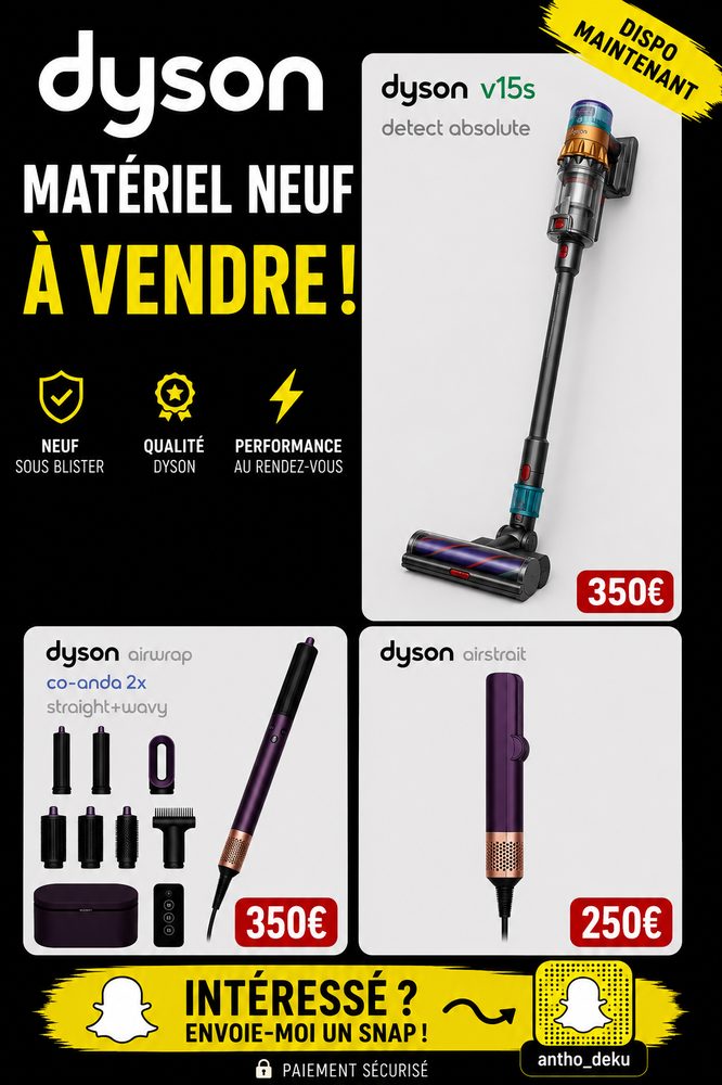 Flyer produits Dyson